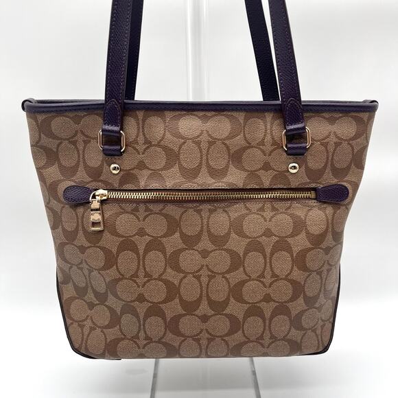 COACH LEATHER CITY  TOTE BAG IN EUC! - Picture 7 of 13